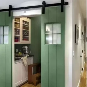 Farmhouse Style Barn Door Custom Size Sliding Door for Bedroom Kitchen Closet