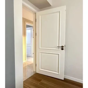 Farmhouse Style Sound-Insulating Door with Spray Paint Finish Single Swing for Apartment Hall Kitchen and Exterior Use
