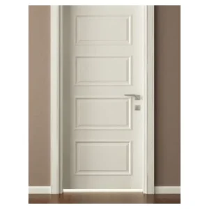 Finished MDF Solid Wood Composite Interior Room Door for Apartment Projects