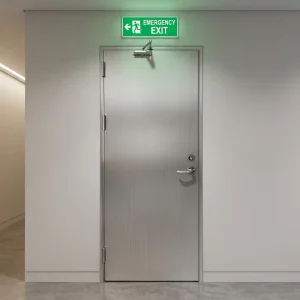 Finished Surface Stainless Steel Fire Resistant Door for Home Office Hotel Entry Apartment Hospital Outdoor School