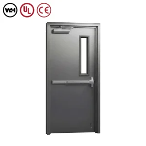 Fire-Rated Soundproof Steel Interior Door for Commercial Workshops