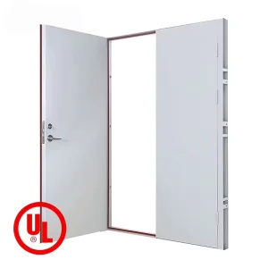 Fire-Rated Steel Security Entry Door, UL Certified, 60/90/120 Minutes, Multi-Point Locking System
