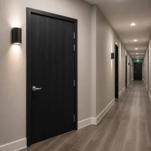 Fire-Rated Wooden Interior Door, 20-60 Minute Rating, WH Certified for Hotel, Suite, Resort, Apartment, Office, School, Dormitory or Villa