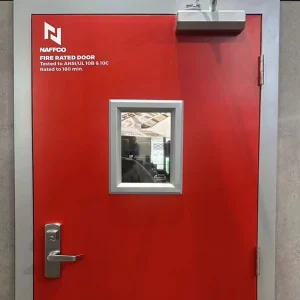 Fire-Resistant Steel School Interior Door, Single Leaf