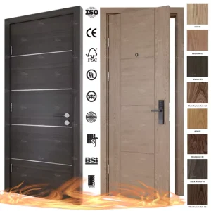 Fire and Smoke-Proof Doors for Apartments, Residential Buildings, and Hotels, US UK Australia Standards