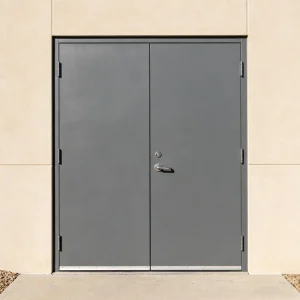 Fireproof 3-Hour Stainless Steel Double Door for Interior Use in Apartments and Supermarkets