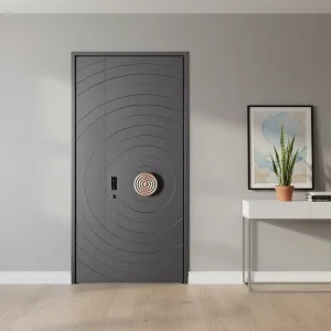 Fireproof Cast Aluminum Entrance Door