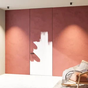 Fireproof Moisture-Resistant MGO Door Slab with Latex and Art Coating Aluminum Wood Interior Door