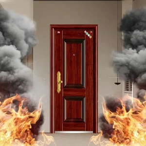 Fireproof Security Steel Doors, Fire-Rated, House, Hotel, Hospital, School and Gate Use, UL Certified