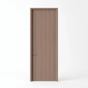 Fireproof Solid Core Melamine HDF Interior Wooden Door