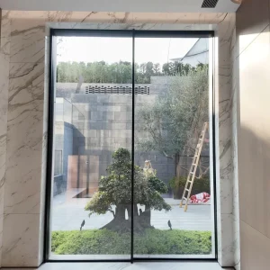Florida Hurricane Approved Commercial Entry Impact-Resistant Tempered Glass Multi-Track Aluminum Exterior Sliding Door for Villa Mall