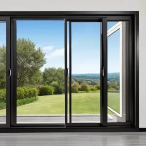 Florida Miami Dade Approved Soundproof Interior Aluminium Sliding Glass Doors Modern Sliding Door Glass Doors