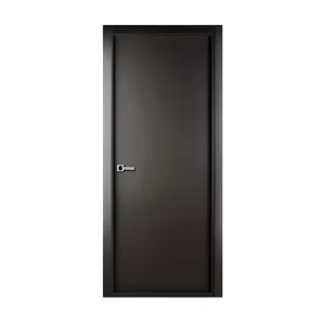 Flush Door Supplier Melamine Composite Wood Grain Internal Flat Panel Customized Color Interior Wooden Flush Door