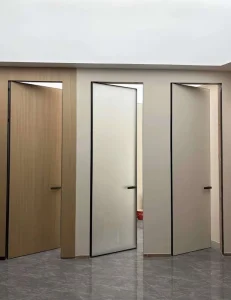 Flush-Mounted Secret Room Invisible Interior Frameless Hidden Door for Project