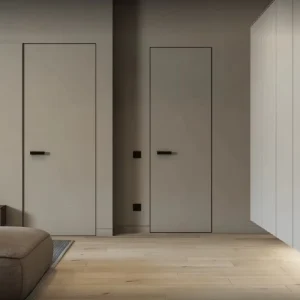 Flush-Mounted Soundproof Frameless Concealed Secret Room Door for House or Office