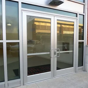 Folding Aluminum Swing Door Combination for Wide Openings, Space-Saving