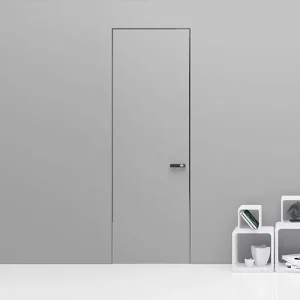 Frameless Aluminum Flush Concealed Wooden Hidden Room Door