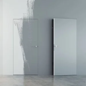 Frameless Custom Wood Concealed Hidden Room Door