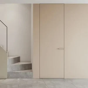 Frameless Hidden Flush Door System with HDF Sound Insulation for Bathroom or Apartment