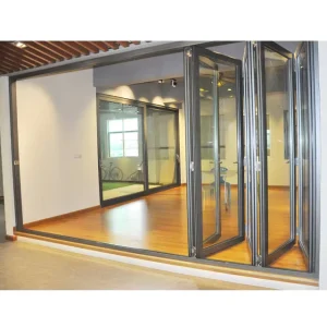 Frameless Interior Aluminum Double Glass Bathtub Folding Customized Tri-Fold Shower Door