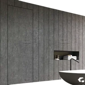 Frameless Interior Invisible Flush Door with Aluminum Concealed Frame