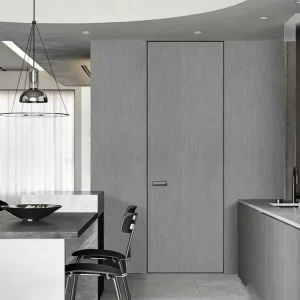 Frameless Invisible Hidden Door Ultra Narrow Frame Aluminum Wooden Honeycomb Interior Bedroom Door