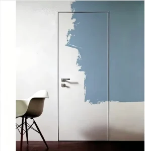 Frameless Melamine Bedroom Interior Door with Fiberglass and Nylon Sound Insulation