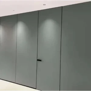 Frameless Secret Door Wood Veneer Flush Concealed Hidden Room Door