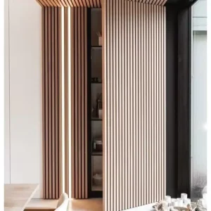 Frameless Secret Door Wood Veneer Invisible Grille Wooden Concealed Hidden Room Door