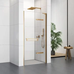 Frameless Single Swing Glass Shower Doors