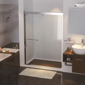 Frameless Sliding Tempered Glass Shower Door for Bathroom