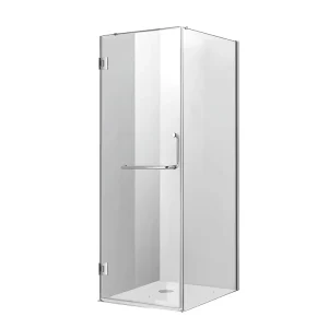 Frameless Straight Stainless Steel Hinge Shower Partition Dry-Wet Separation Waterproof Bathroom Hotel Use