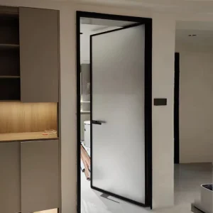 Frameless Swing Glass Shower Door with Hardware and Bathroom Shower Partition