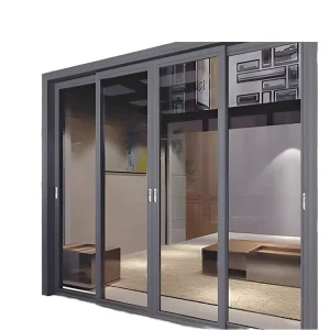 Frameless Tempered Glass Sliding Shower Door Bathroom Shower Enclosure