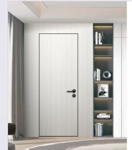 Frameless Wood Veneer Flush Concealed Door for Hidden Rooms