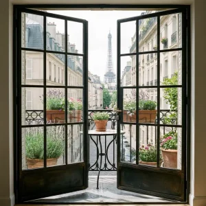 French Sound Insulation Airtight Double Glazed Argon Filled Hotel Banquet Partition Aluminum Glass Folding Door for Warehouse Villa