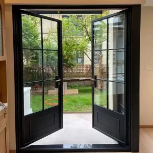 French Style Aluminum Casement Double-Glass Door