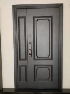 French Style Villa Main Gate Secure Cast Aluminum Entry Door for Home and Office