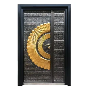 Front Entrance Security Door Cast Aluminum Zinc Alloy Factory Direct