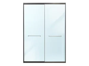 Frosted Glass Shower Door with Privacy Protection for Apartments