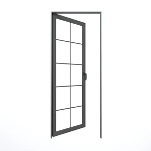 Frosted Glass Toilet Bathroom Storage Room Sliding Swing Door for Restaurant