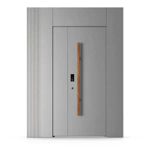 Full Height Custom Security Entrance Door Wall and Door Integrated Modern Villa Residential Facade System