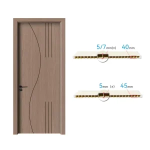 Full WPC Interior Door Panels, 40/45 mm Thick, 100% Waterproof