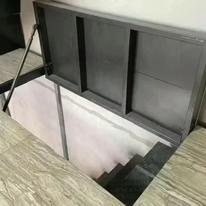 Fully Automatic Electric Top-Flip Concealed Hatch Door for Basement, Wine Cellar, Storeroom, and Shaft