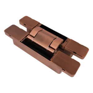 GE100 180-Degree Zinc Alloy Concealed Cross Hinge, 3D Adjustable, 100kg Load Capacity
