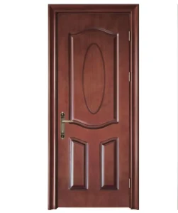 GJ-S581 Teak Veneer Painted Flush MDF/Solid Wood Interior Doors