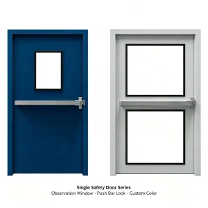 GMP Commercial Interior Fire Safety Door for Supermarkets and Workshops