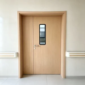 GMP ISO Standard Aluminum Alloy Hermetic Sealed Cleanroom Door with Anti-Corrosion Finish