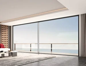 GWT 127 Great View Aluminum Lift Sliding Door for Villas Luxury Tempered Safety Glass Narrow Frame Aluminum Lift Sliding Doors