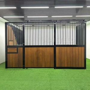 Galvanized Metal 12x12ft Horse Stable Panels Stall Boxes Outdoor Farm Shelter